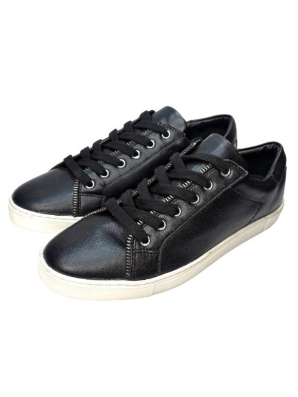 Frye Black Leather Low-Profile Sneakers | 9.5